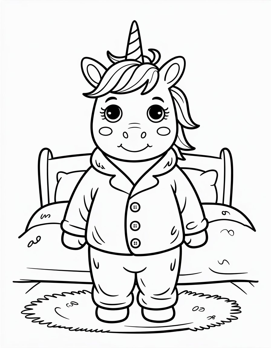 Unicorn in Pajamas